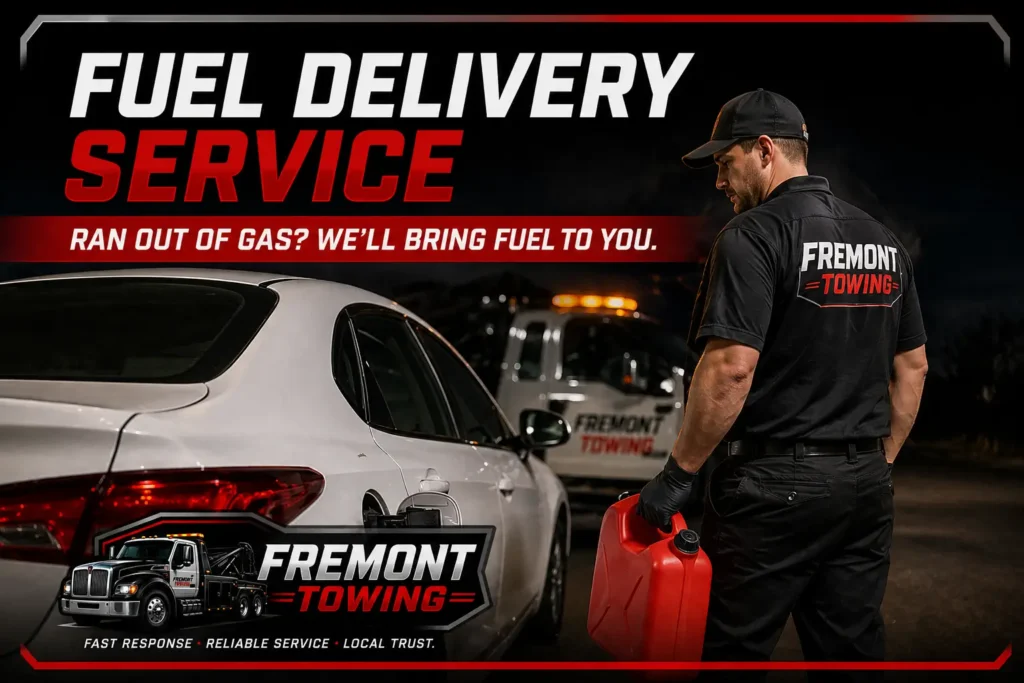 fuel delivery service ran out of fuel fremont, ca