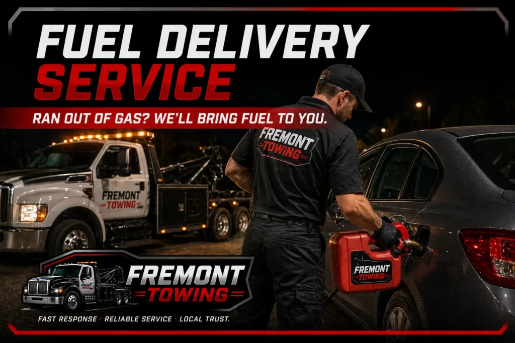 gas delivery service ran out of gas fremont, ca